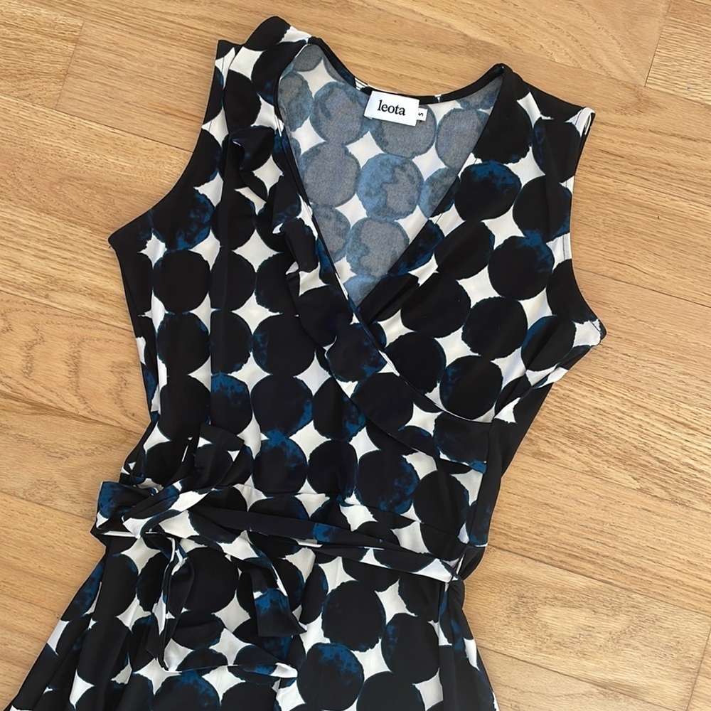 Leota dress Aneeka Knit Faux Wrap - Picture 2 of 12